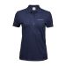 Luxury stretch polo, women Navy