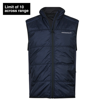 Hybrid stretch bodyvarmer, men Navy