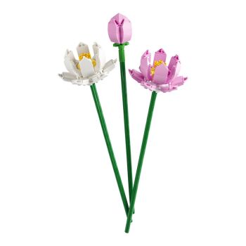 LEGO® Lotus Flowers home decor building set for adults